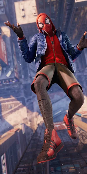 Spider-Man, Miles Morales, Video Game Characters, Video Games 4K Wallpaper Background