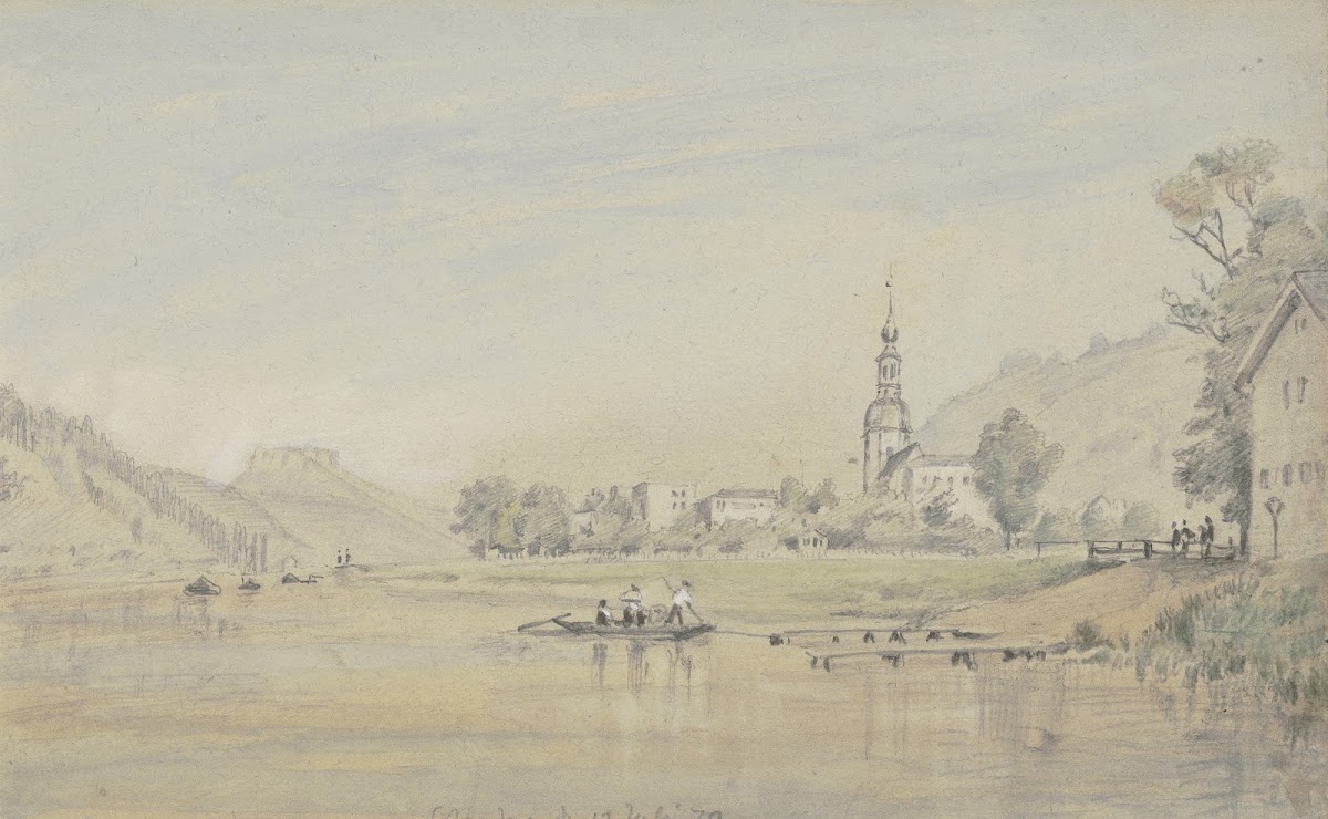 View of Schandau 1873