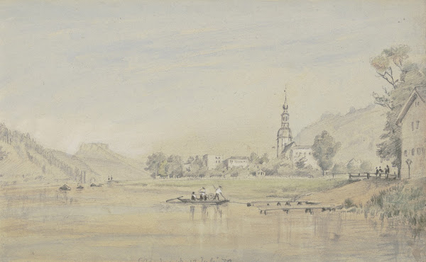 View of Schandau 1873