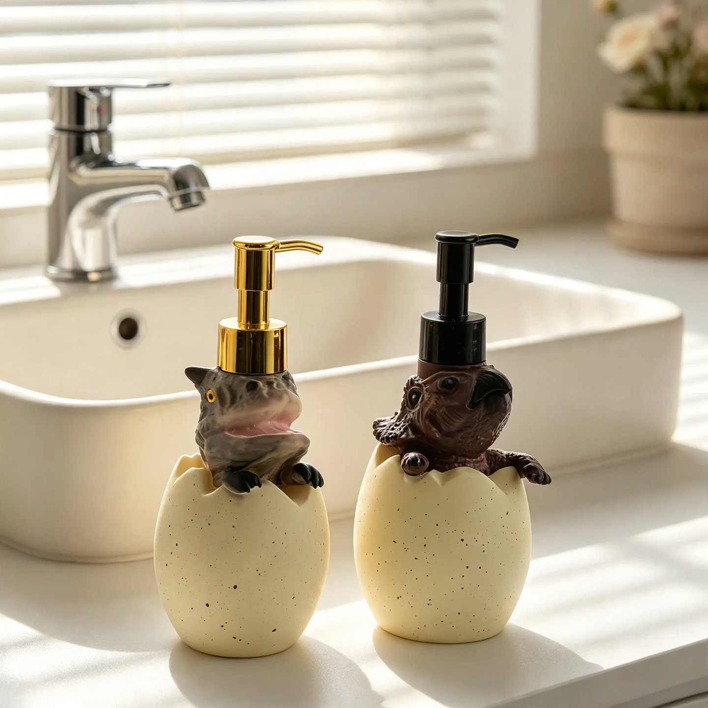 Dinosaur Egg Soap Dispenser, Pump Bottle