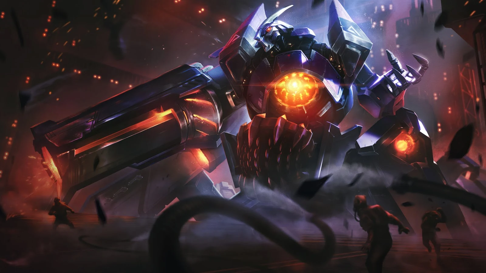 Mecha (League Of Legends), Urgot (League Of Legends), League Of Legends: Wild Rift, League Of Legends, Digital Art 8K Desktop, iPhone Wallpaper Background