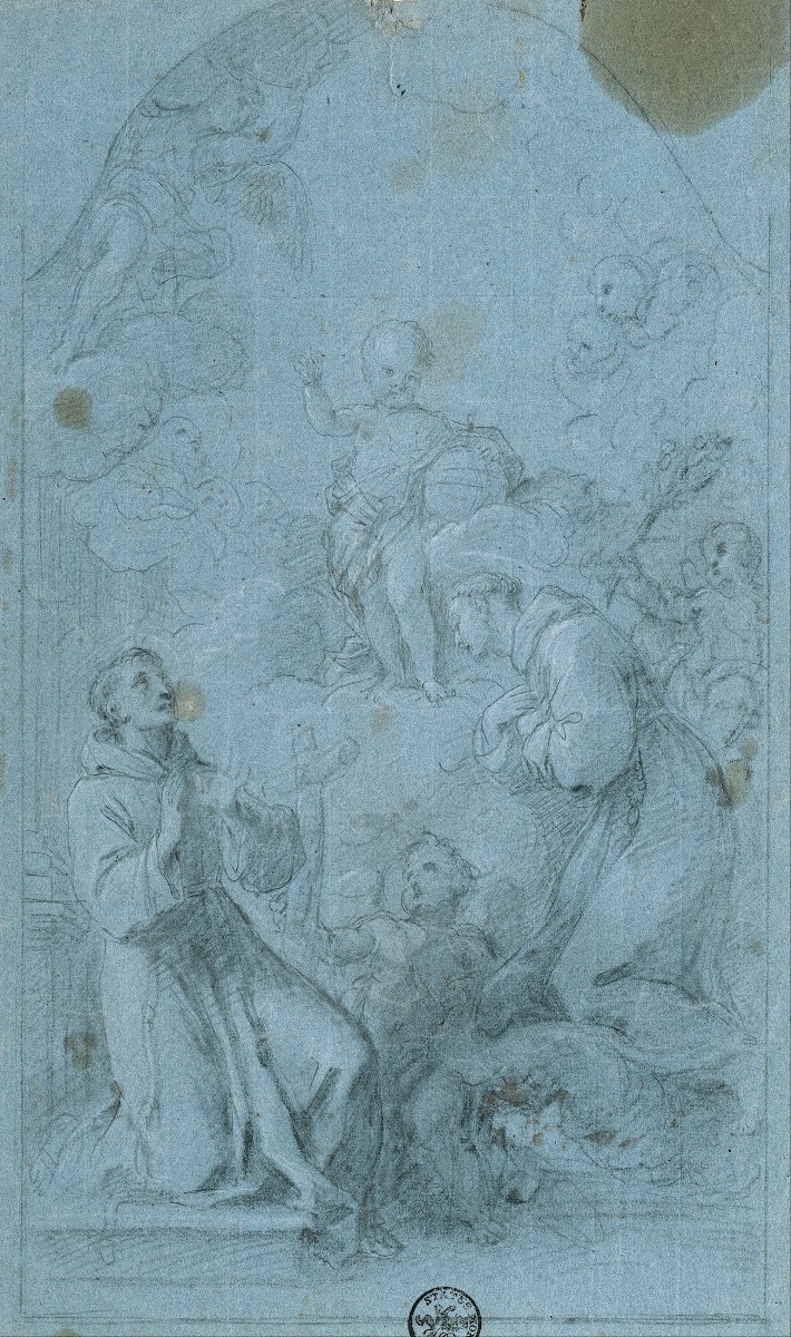 Saint Peter of Alcantara and Saint Anthony of Padua Worship the Christ Child 172