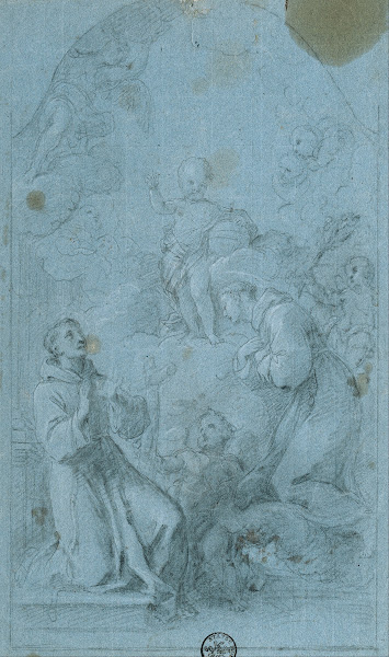 Saint Peter of Alcantara and Saint Anthony of Padua Worship the Christ Child 172