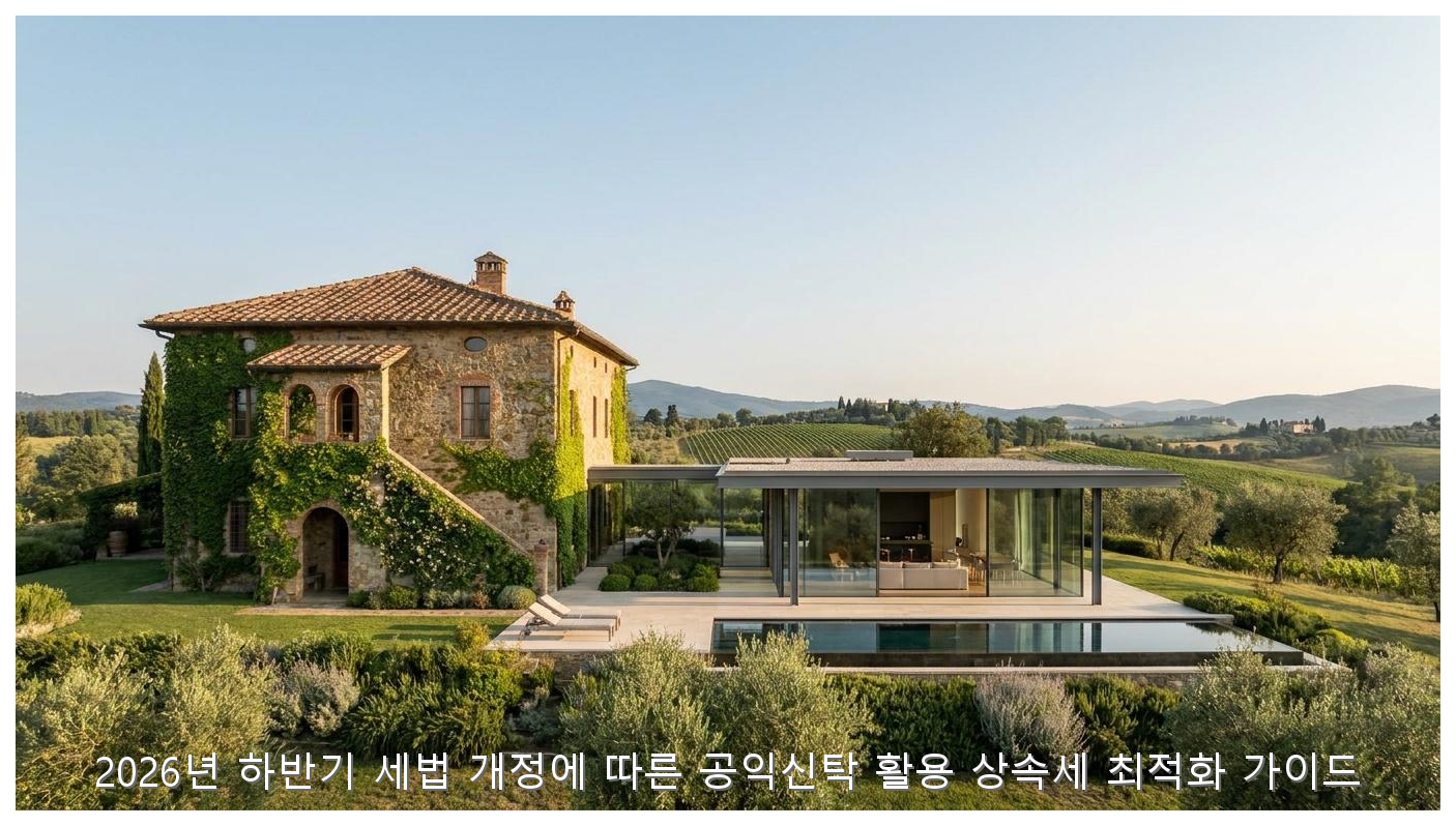 2026년 하반기 세법 개정에 따른 공익신탁 활용 상속세 최적화 가이드 핵심 안내 및 분석 인포그래픽 (4)