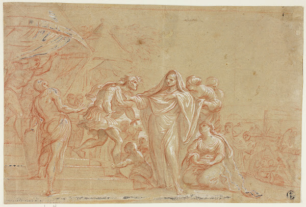 Coriolanus With Veturia And Volumnia At The Volscian Camp