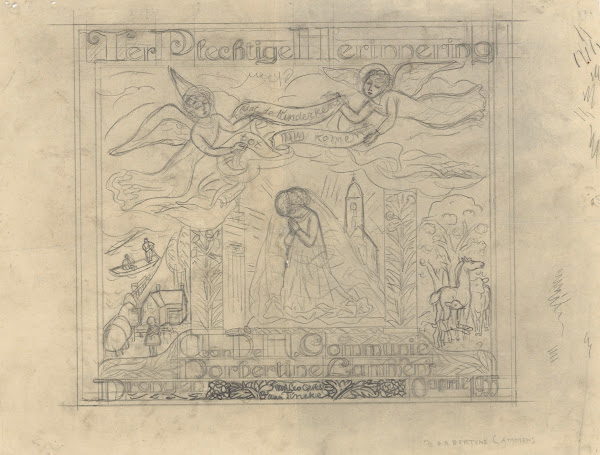 Ter plechtige herinnering aan de heilige communie Norbertine Lammers 1935