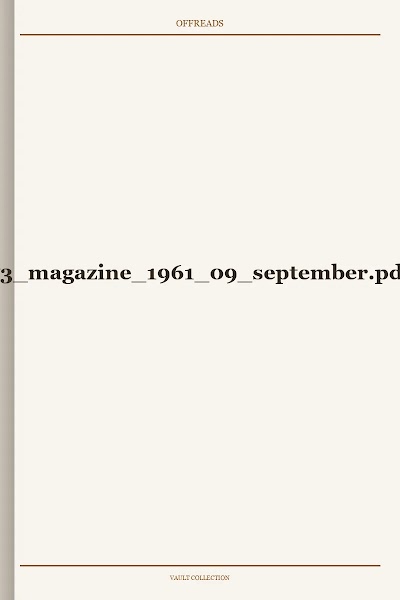 73 magazine 1961 09 september