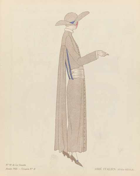 Abbé Italien XVIIIe siècle 1922