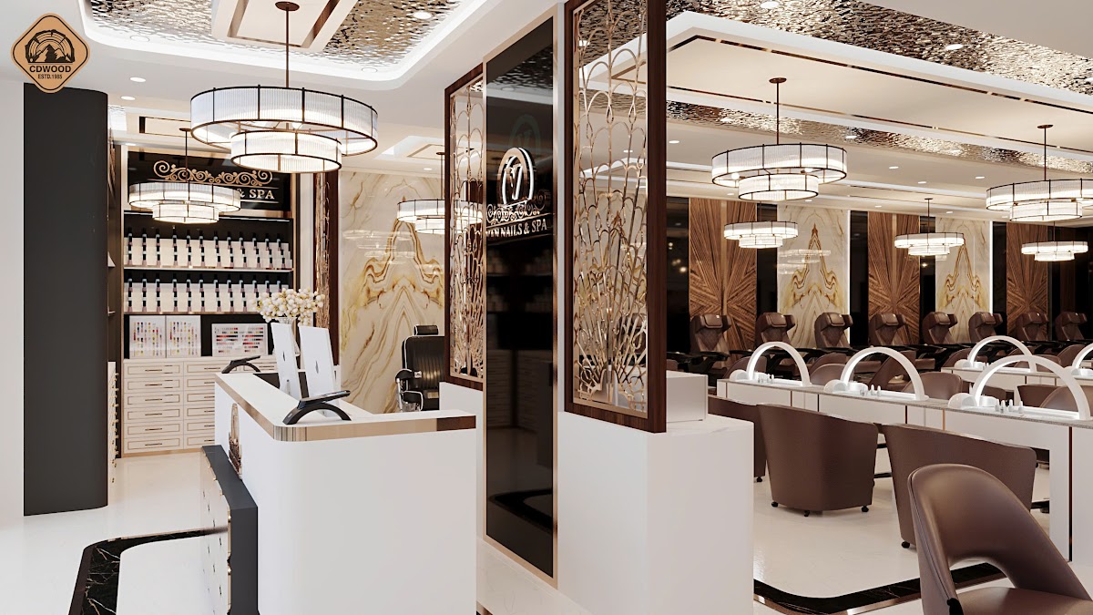 Bàn manicure cho nail salon tại Mỹ