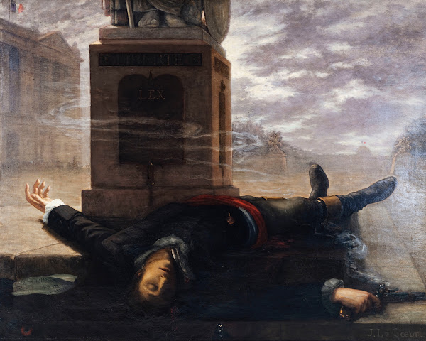 La Mort De Victor Bach Le 18 Brumaire Au Pied De La Statue De La Liberté Place D