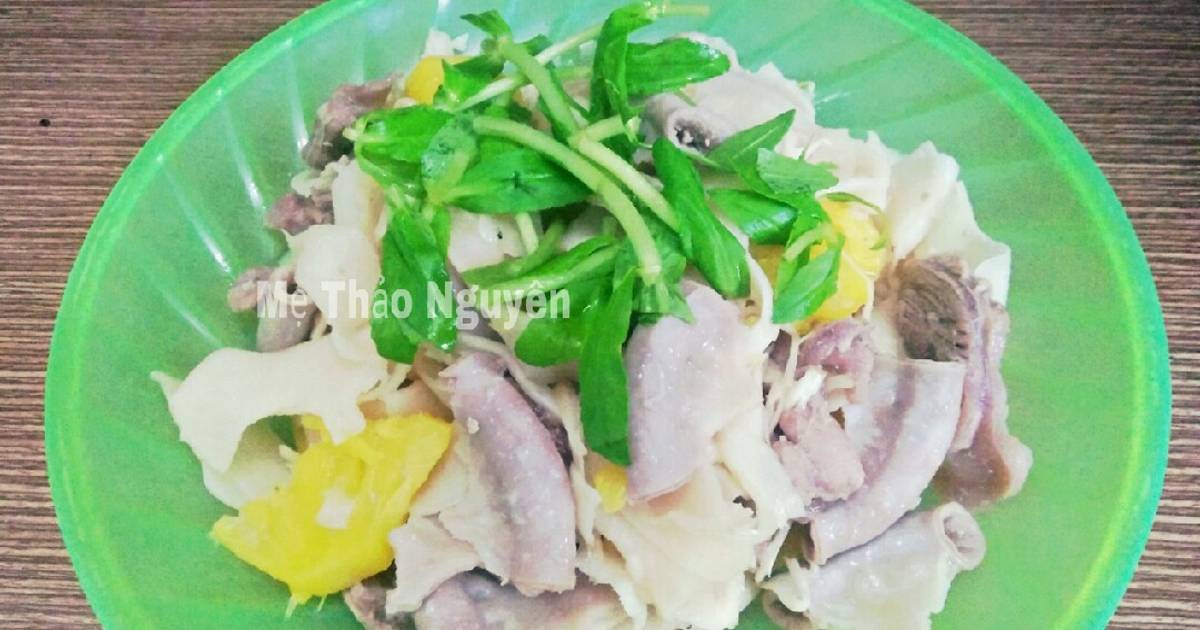 Măng Chua Xào Lòng Heo