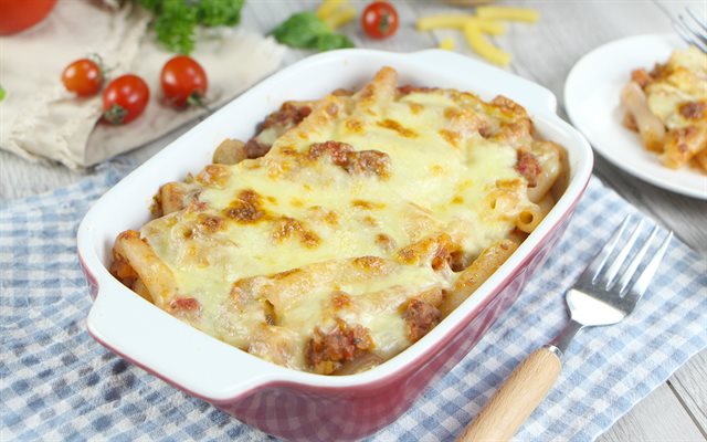 Nui Sốt Bò Bằm Phô Mai Đút Lò