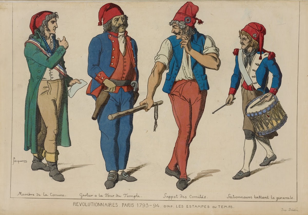 Revolutionnaires Paris 1793 94 Daprès les estampes du temps 1869