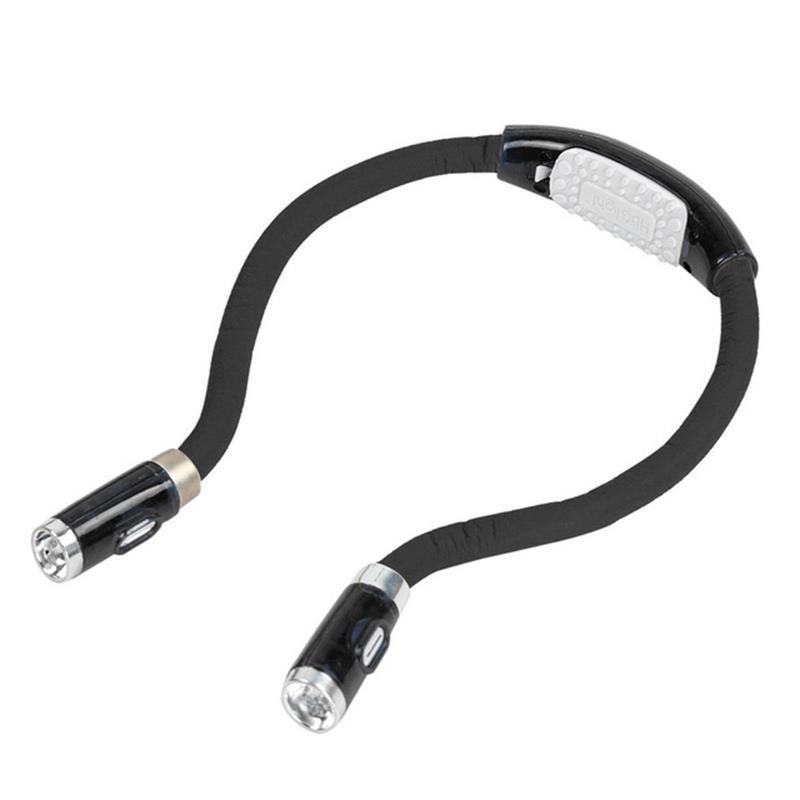 Portable LED neck light with flexible arm