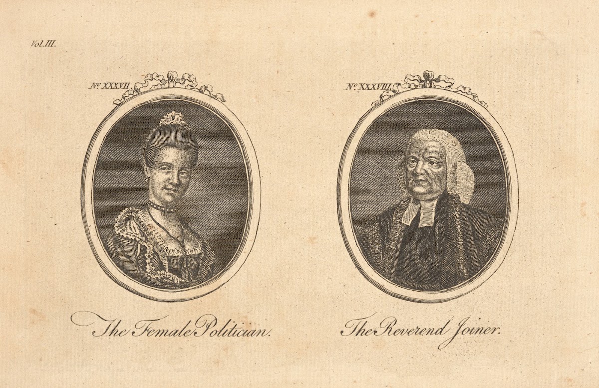 The female politician The Reverend Joiner 1786