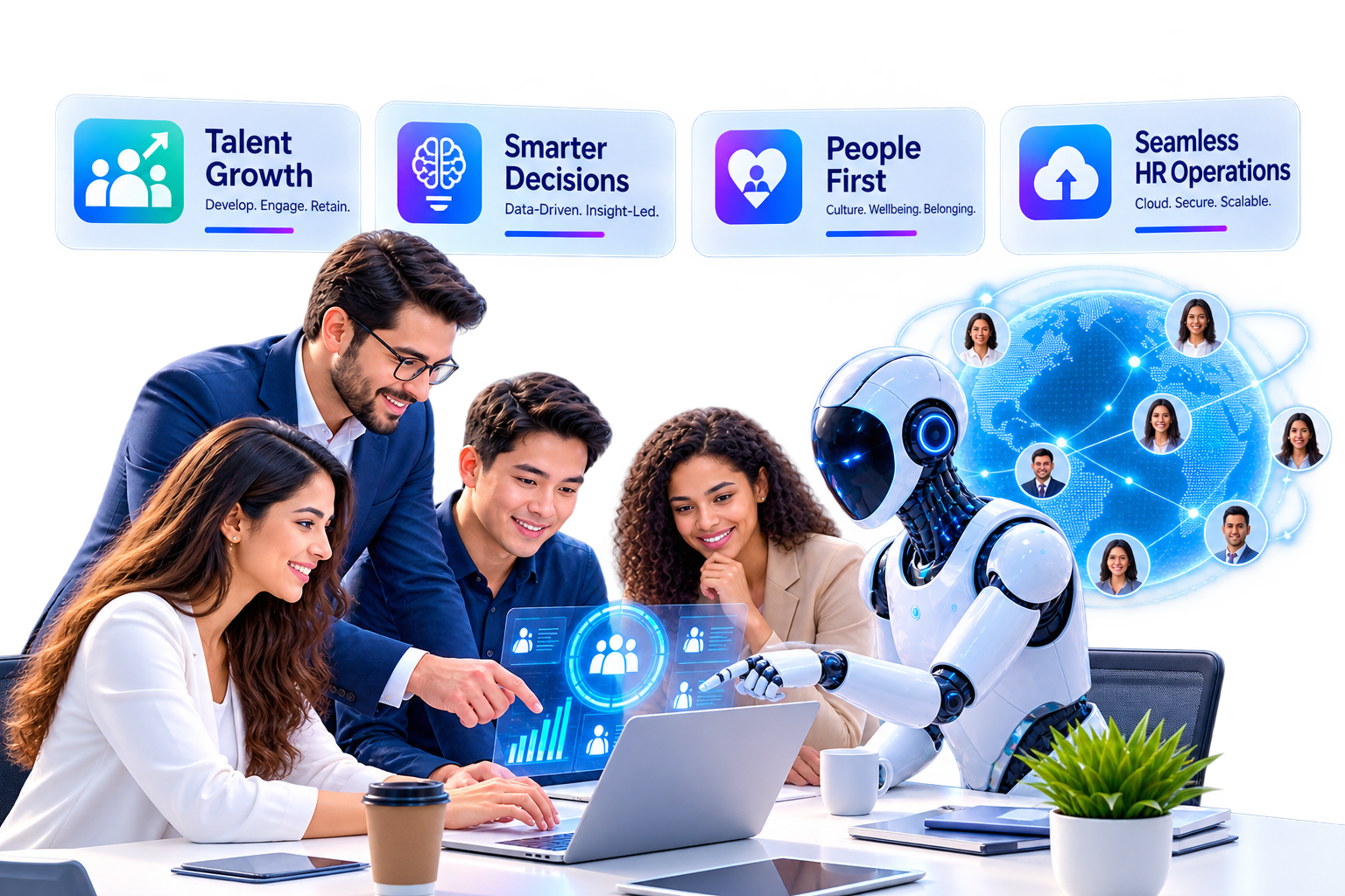 Human + Machine Intelligence for Better Workplaces