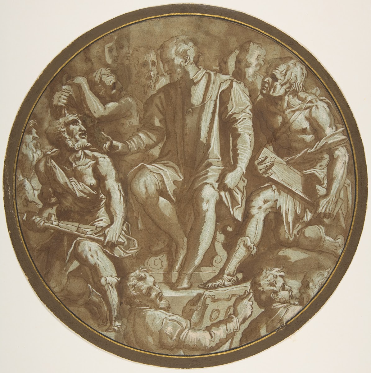 Grand Duke Cosimo I of Tuscany Surrounded by his Artists ca 155662