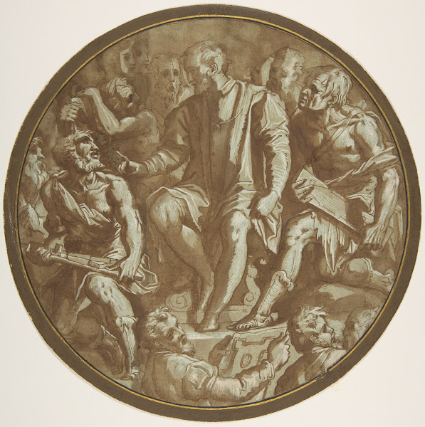 Grand Duke Cosimo I of Tuscany Surrounded by his Artists ca 155662