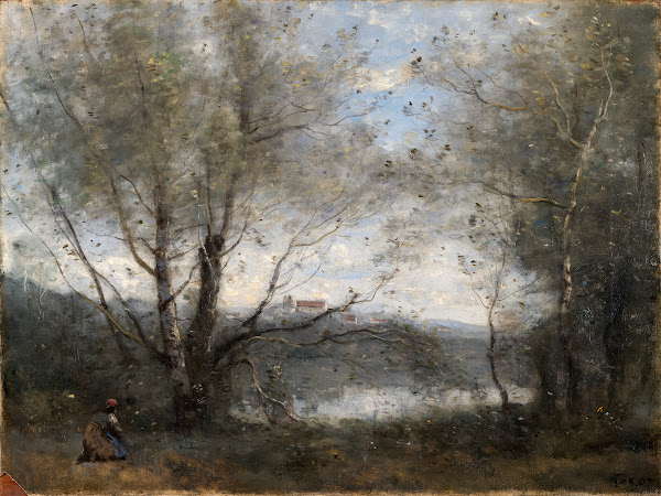 A Pond Seen through theTrees ca185565