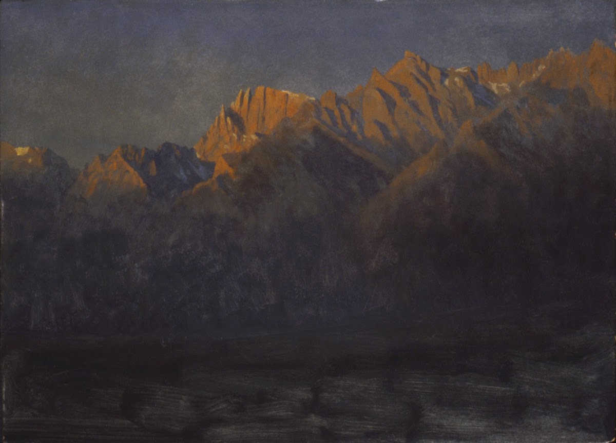 Sunrise in the Sierras ca 1872