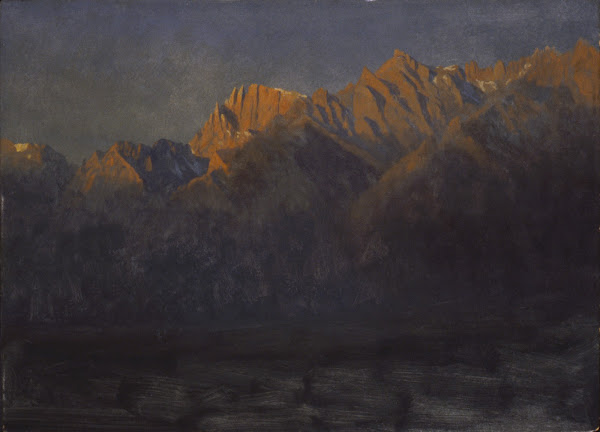 Sunrise in the Sierras ca 1872
