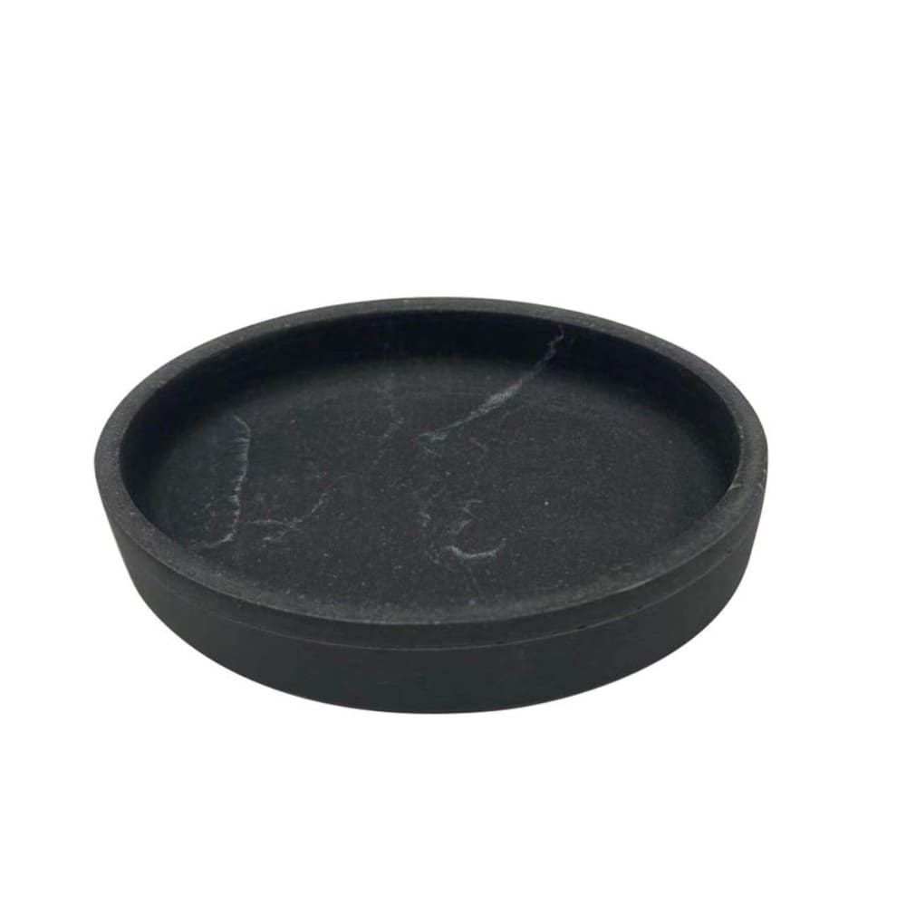 Jabonera de resina Moda™ Michaelangelo color negro