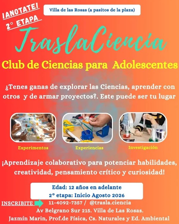 Club de Ciencias para Adolescentes