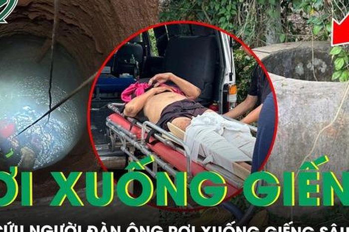 Hơn 1 tiếng nghẹt thở giải cứu người đàn ông rơi xuống giếng sâu 35m ở TP.HCM - Báo Sức Khỏe &amp; Đời Sống