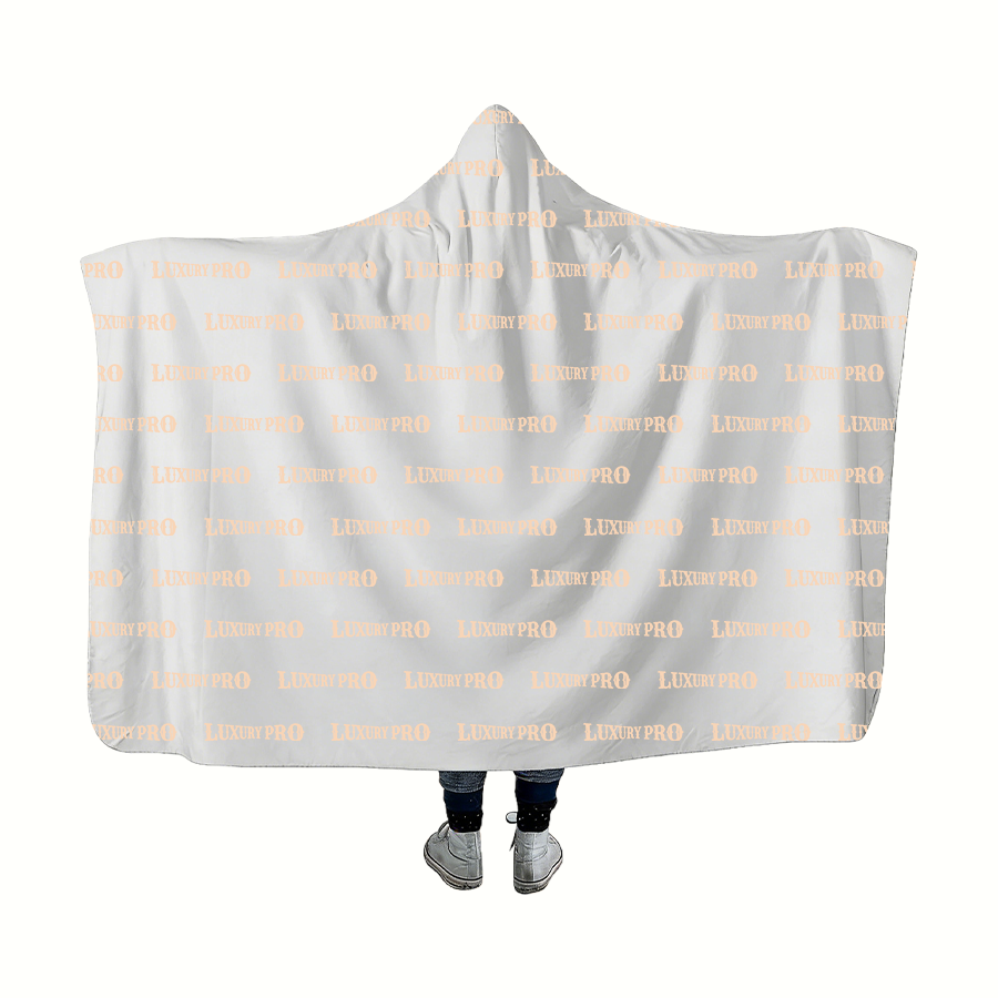 AOP Hooded sherpa blanket