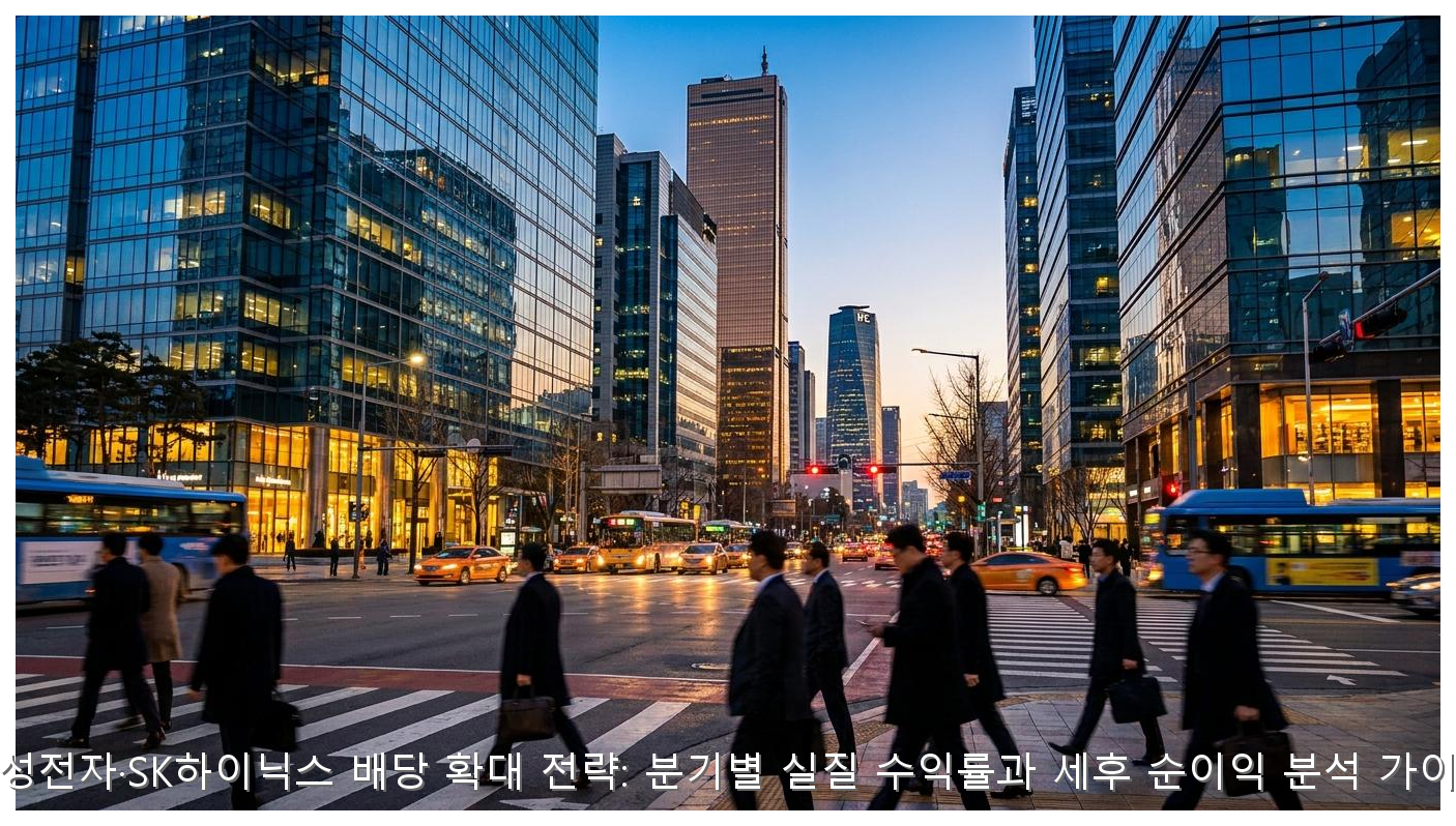 삼성전자·SK하이닉스 배당 확대 전략: 분기별 실질 수익률과 세후 순이익 분석 가이드 핵심 안내 및 분석 인포그래픽 (8)