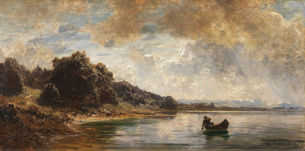 Abendliche Überfahrt 1870