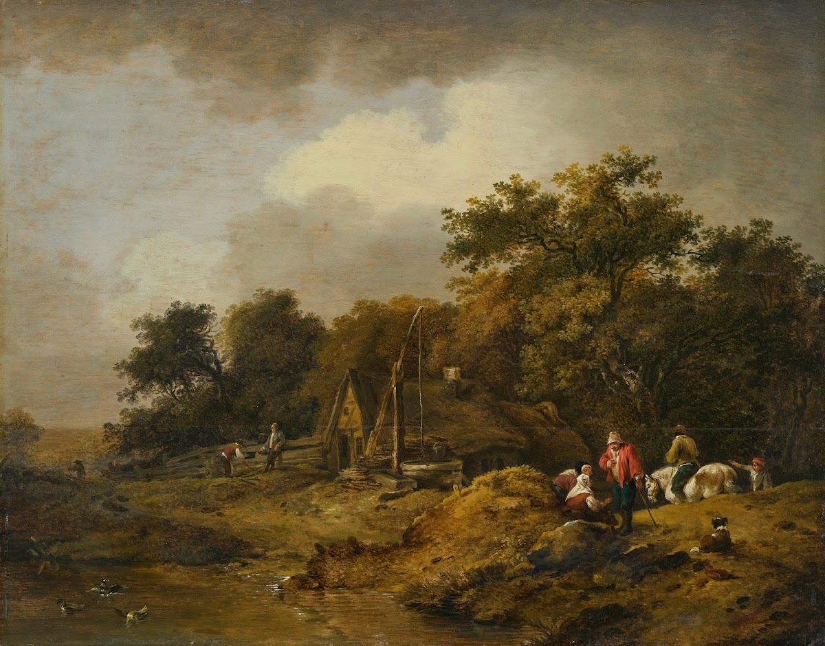 Landscape with Hut and Draw Well 1771
