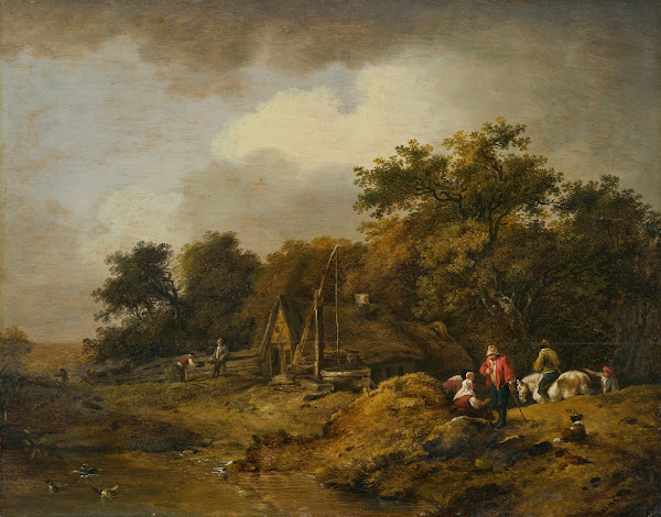 Landscape with Hut and Draw Well 1771