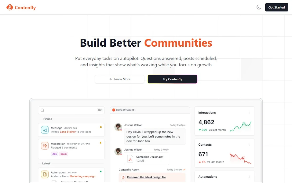 Captura de Contenfly