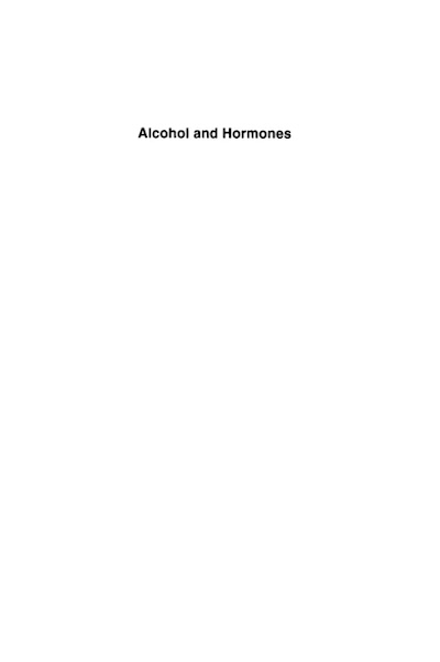 Watson-Ed.-Alcohol and Hormones-1995