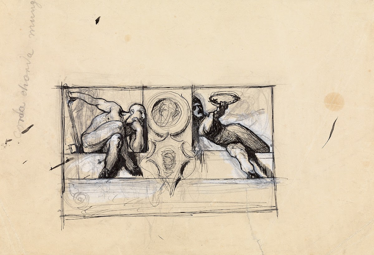 Entwurf für eine Allegorie der Goldschmiedekunst 18821884