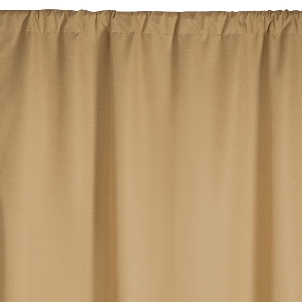 Cortina blackout de poliéster con ojal CasaMia™ Rustic de 1.27 x 2.13 m, color camello