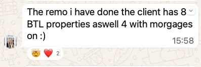 1 remo becomes 8 BTLs