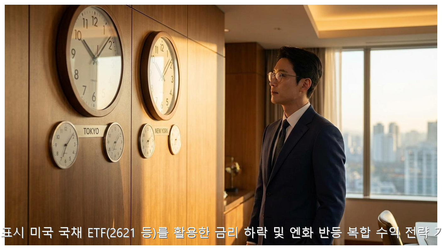 엔화 표시 미국 국채 ETF(2621 등)를 활용한 금리 하락 및 엔화 반등 복합 수익 전략 가이드 핵심 안내 및 분석 인포그래픽 (2)