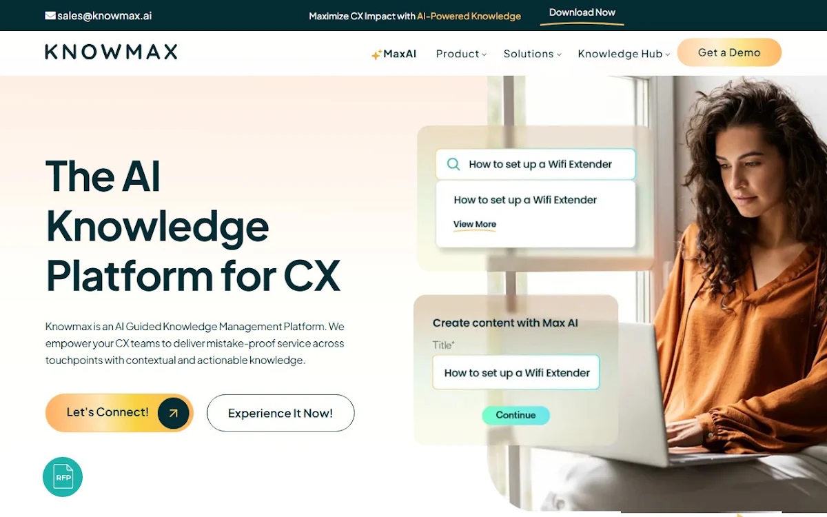 Captura de Knowmax