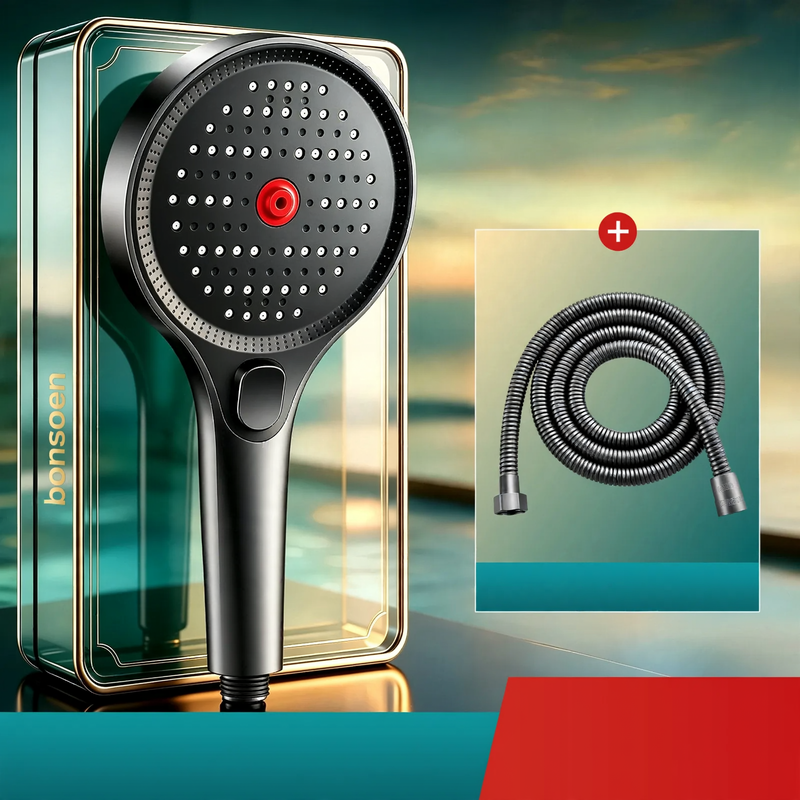 Pressure-balanced showerhead, multiple spray modes