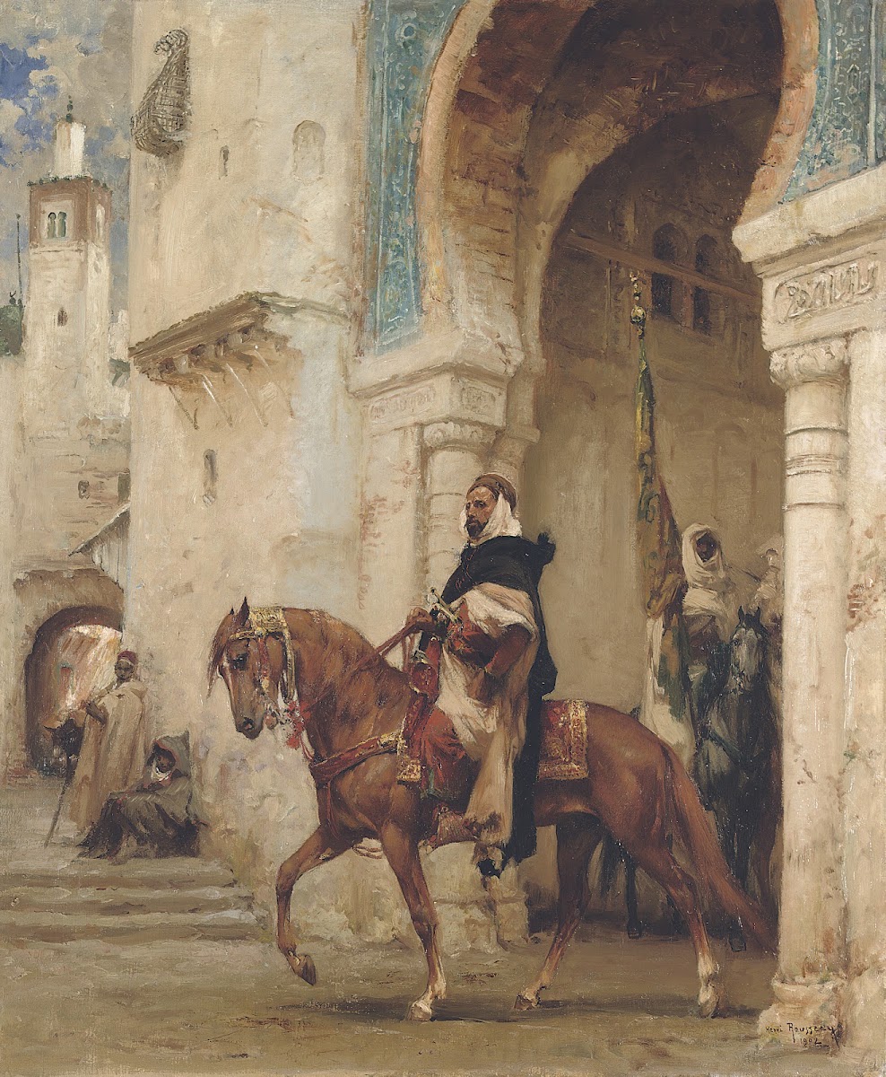 Horseman Leaving A Palace 1902