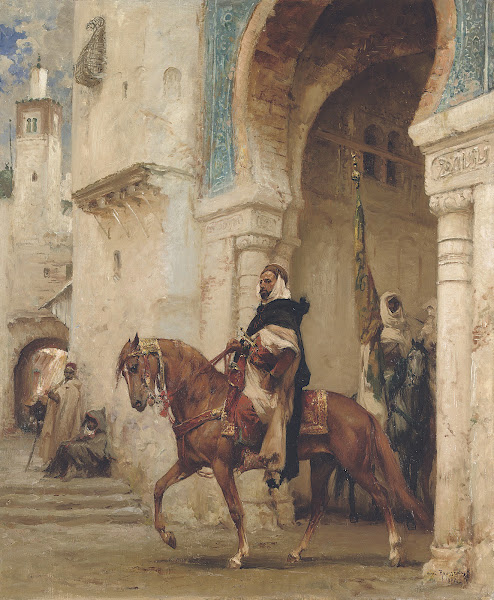 Horseman Leaving A Palace 1902