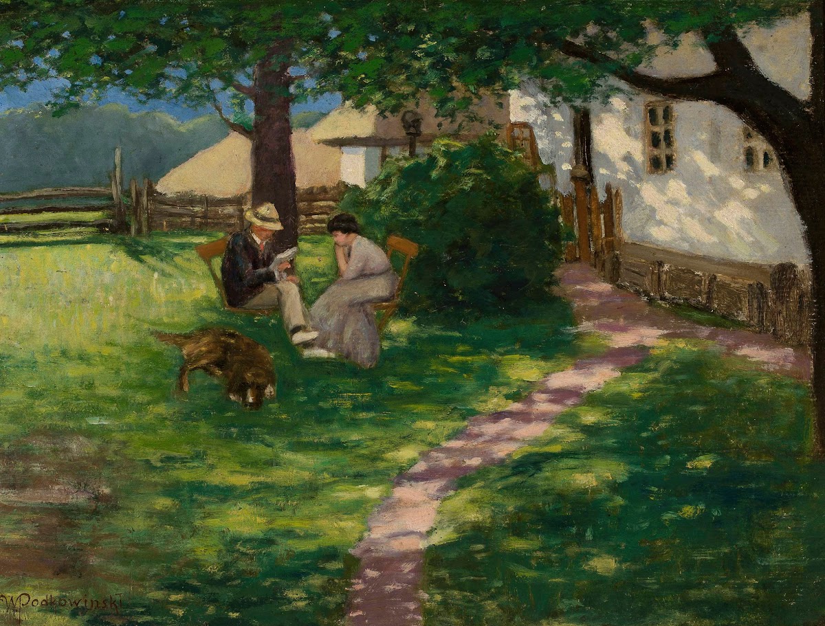 In the garden