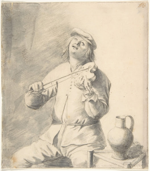 Man Playing The Violin 1645