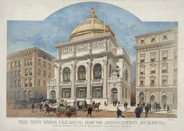 The New York Clearing House Association building Cedar Street between Broadway a