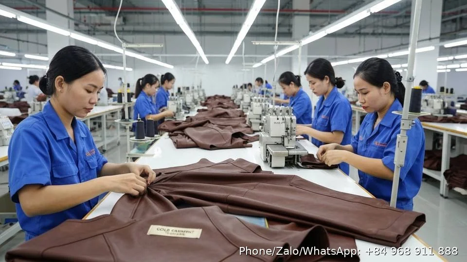 Leather Garment Manufacturing - Gold Garment Vietnam