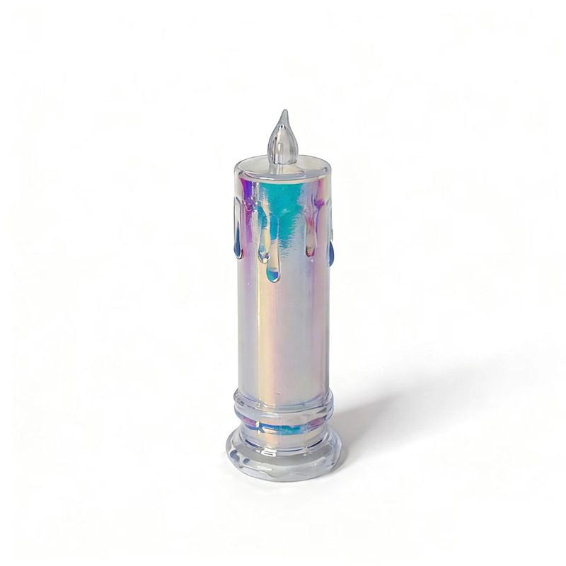 LED Crystal Candle with Star Sky Effect