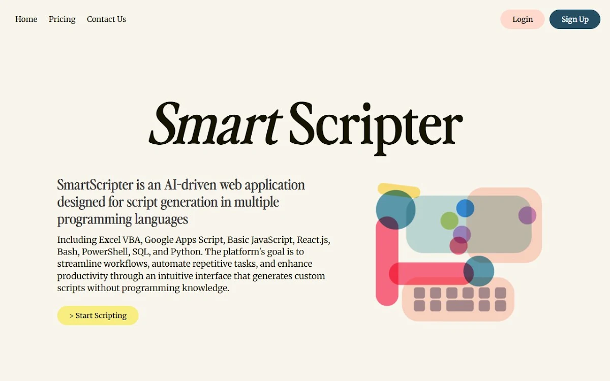 Captura de SmartScripter