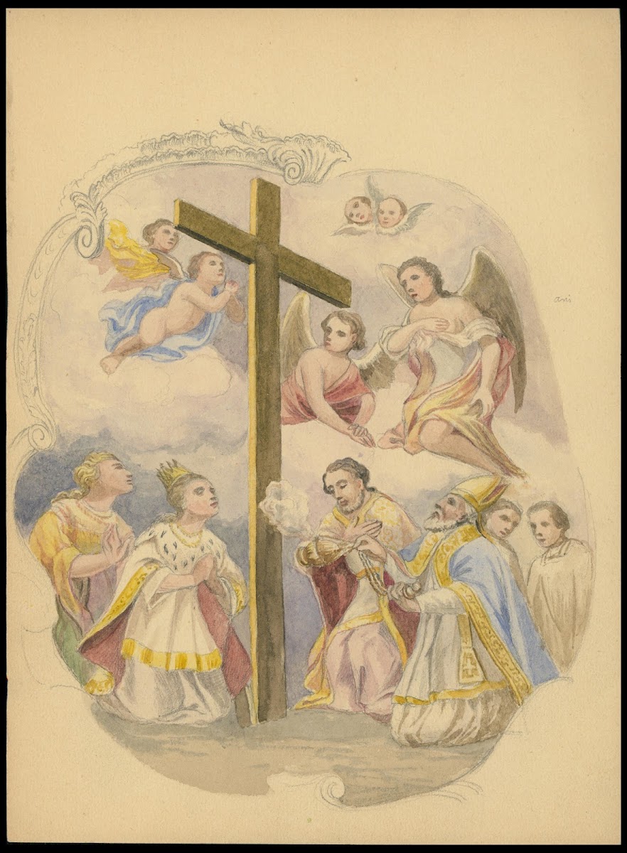 Chrystus podejmujący Ofiarę Krzyża 1912